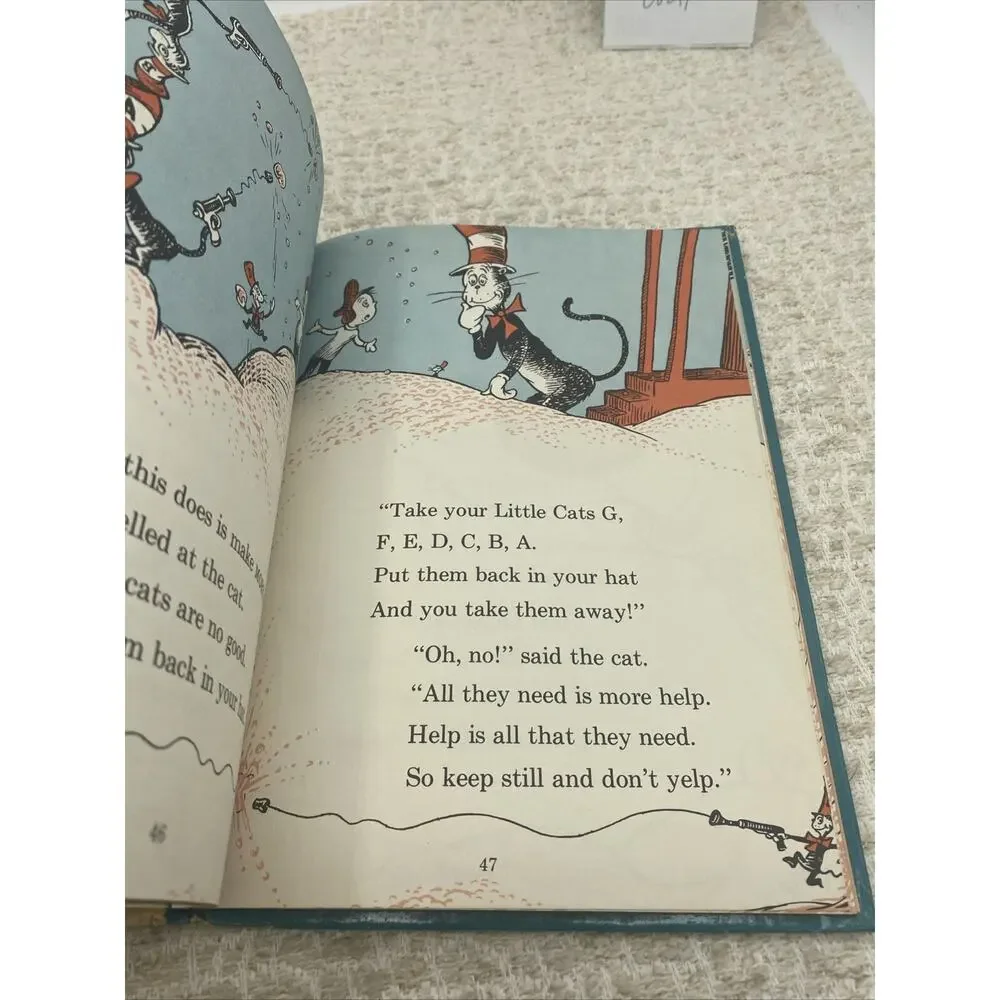Vintage 1958 CAT IN THE HAT COMES BACK Dr Seuss Book Club Very Rare!!